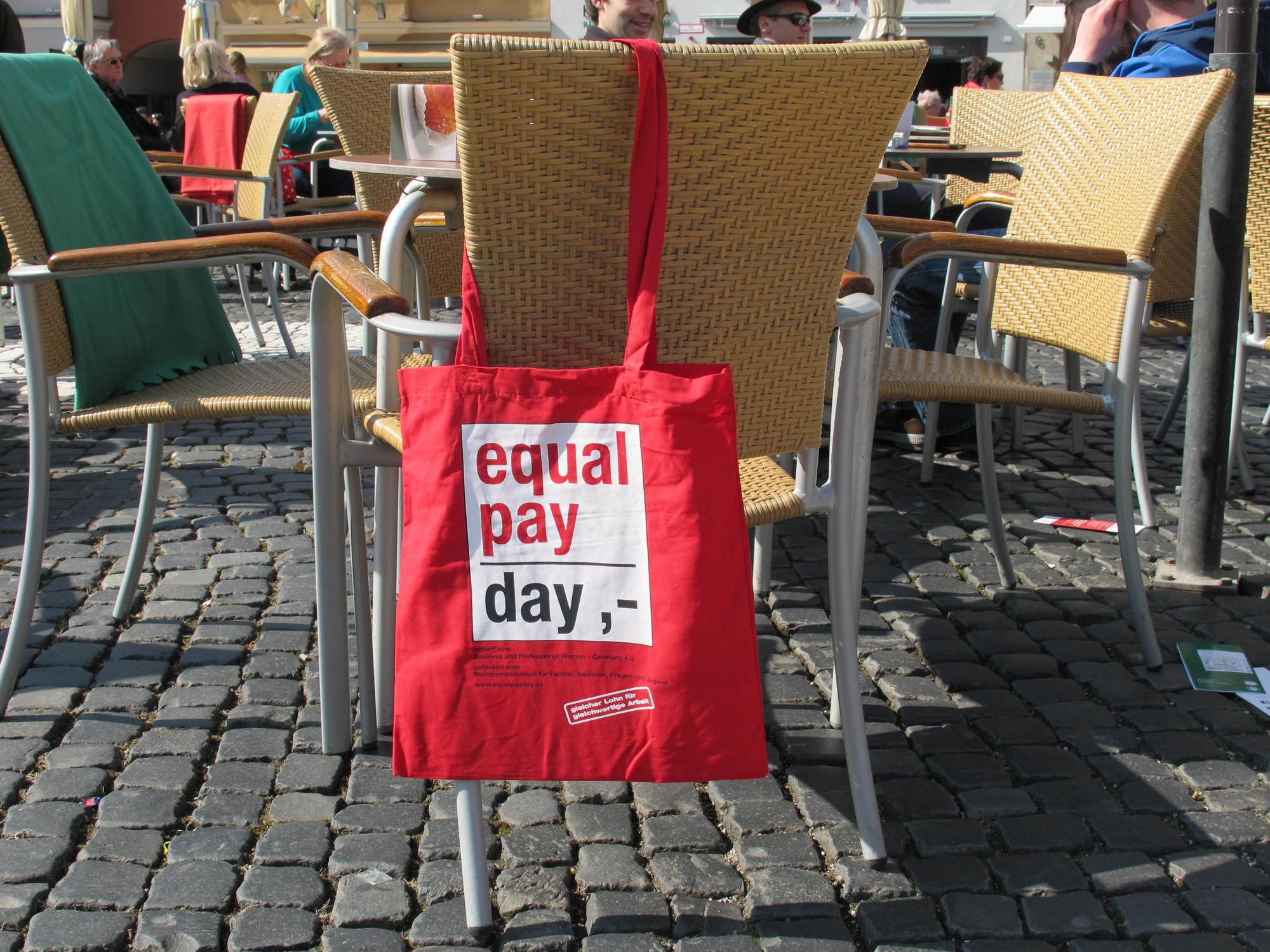 Equal Pay Day 2016 in Augsburg. Foto: B4B WIRTSCHAFTSLEBEN SCHWABEN
