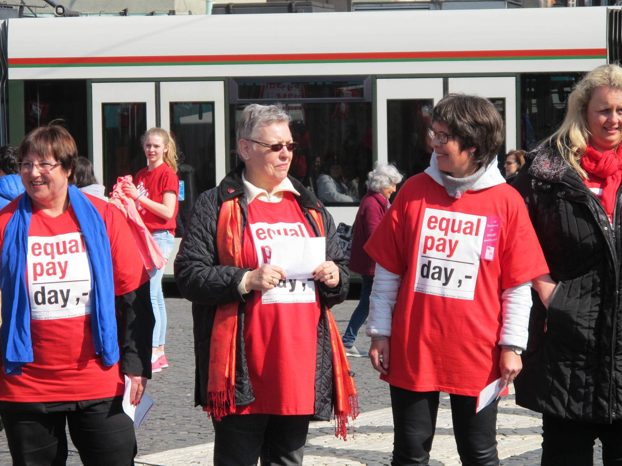 Equal Pay Day 2016 in Augsburg. Foto: B4B WIRTSCHAFTSLEBEN SCHWABEN