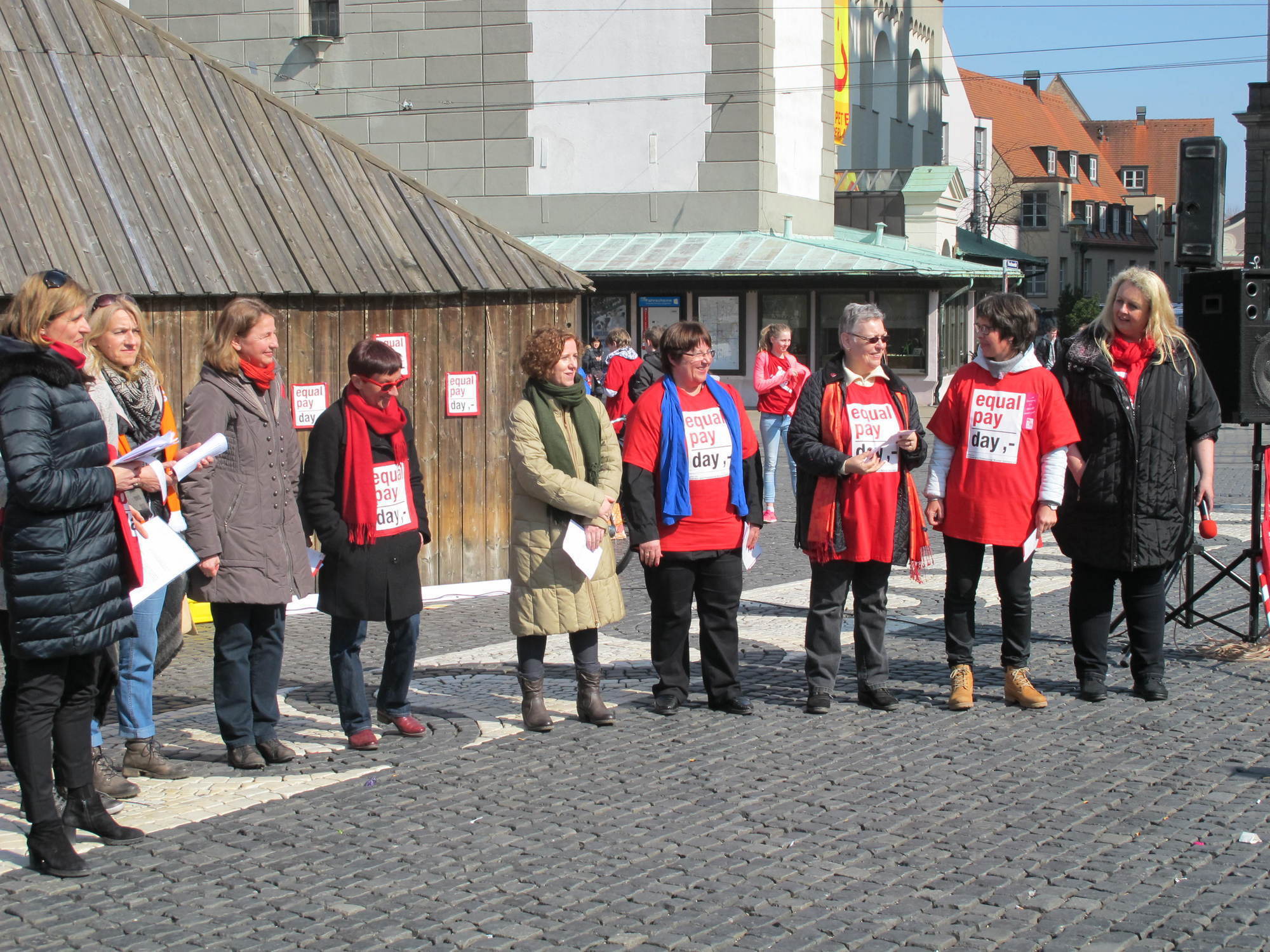 Equal Pay Day 2016 in Augsburg. Foto: B4B WIRTSCHAFTSLEBEN SCHWABEN