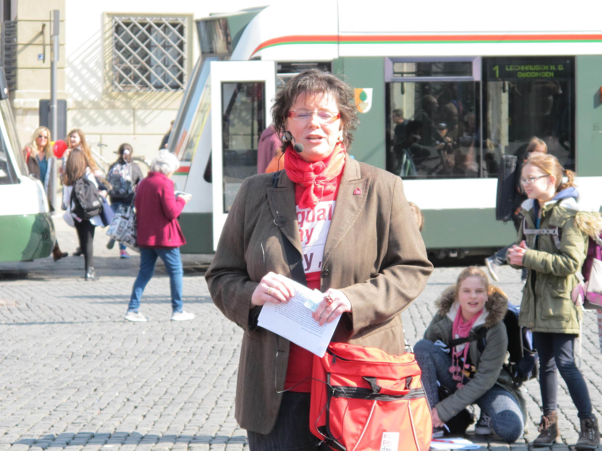 Equal Pay Day 2016 in Augsburg. Foto: B4B WIRTSCHAFTSLEBEN SCHWABEN
