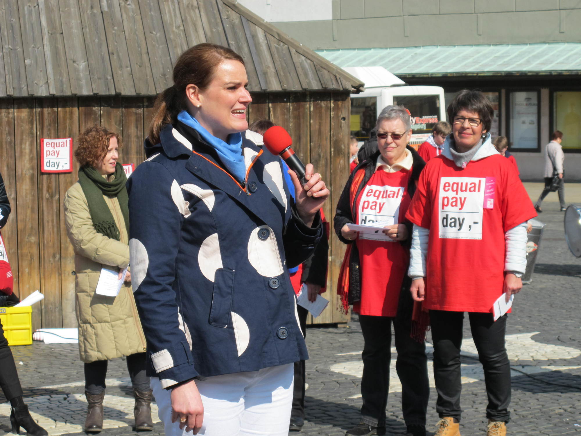 Equal Pay Day 2016 in Augsburg. Foto: B4B WIRTSCHAFTSLEBEN SCHWABEN