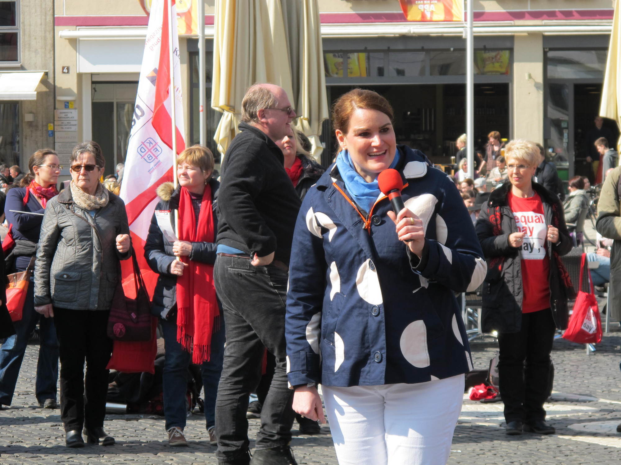 Equal Pay Day 2016 in Augsburg. Foto: B4B WIRTSCHAFTSLEBEN SCHWABEN