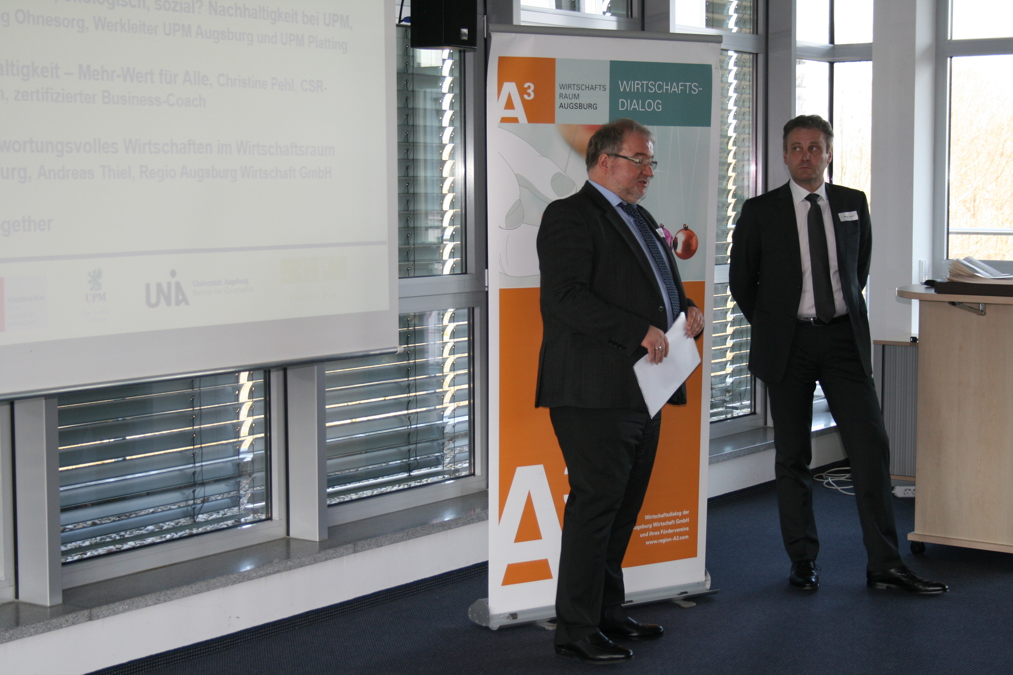 A3 lädt zum Wirtschaftsdialog zu UPM ein. Foto: B4B WIRTSCHAFTSLEBEN SCHWABEN