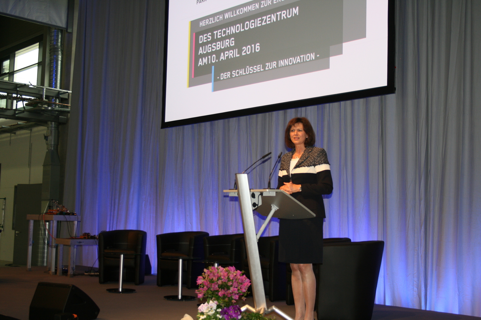 Am 10. April 2016 wurde das Technologiezentrum Augsburg feierlich eröffnet. Foto: B4B WIRTSCHAFTSLEBEN SCHWABEN