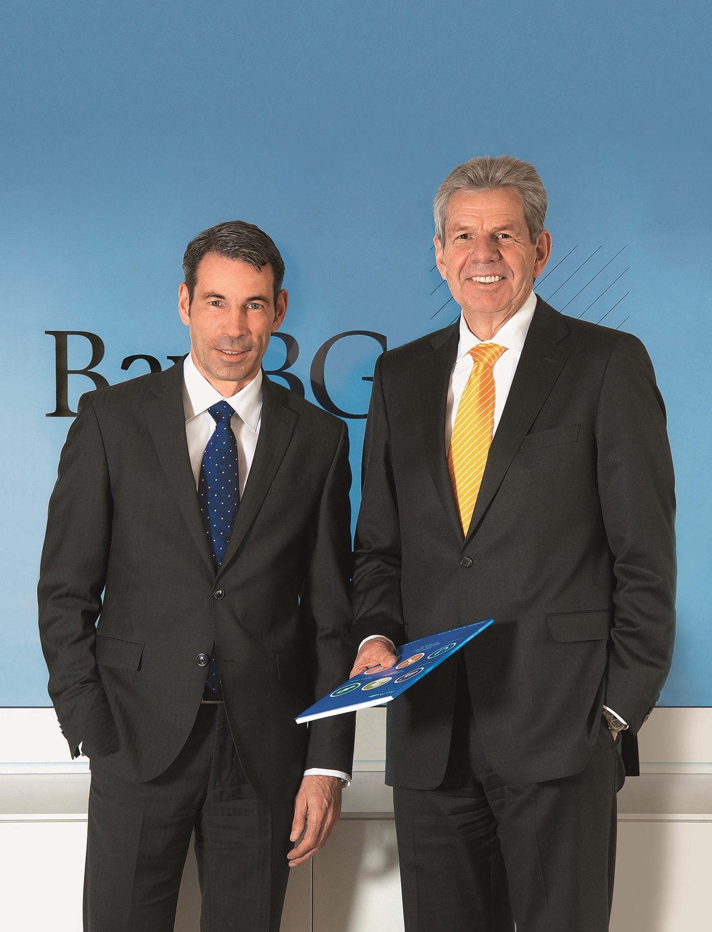 BayBG-Geschäftsführer Peter Pauli und Dr. Sonnfried Weber, Sprecher der Geschäftsführung. Foto: BayBG