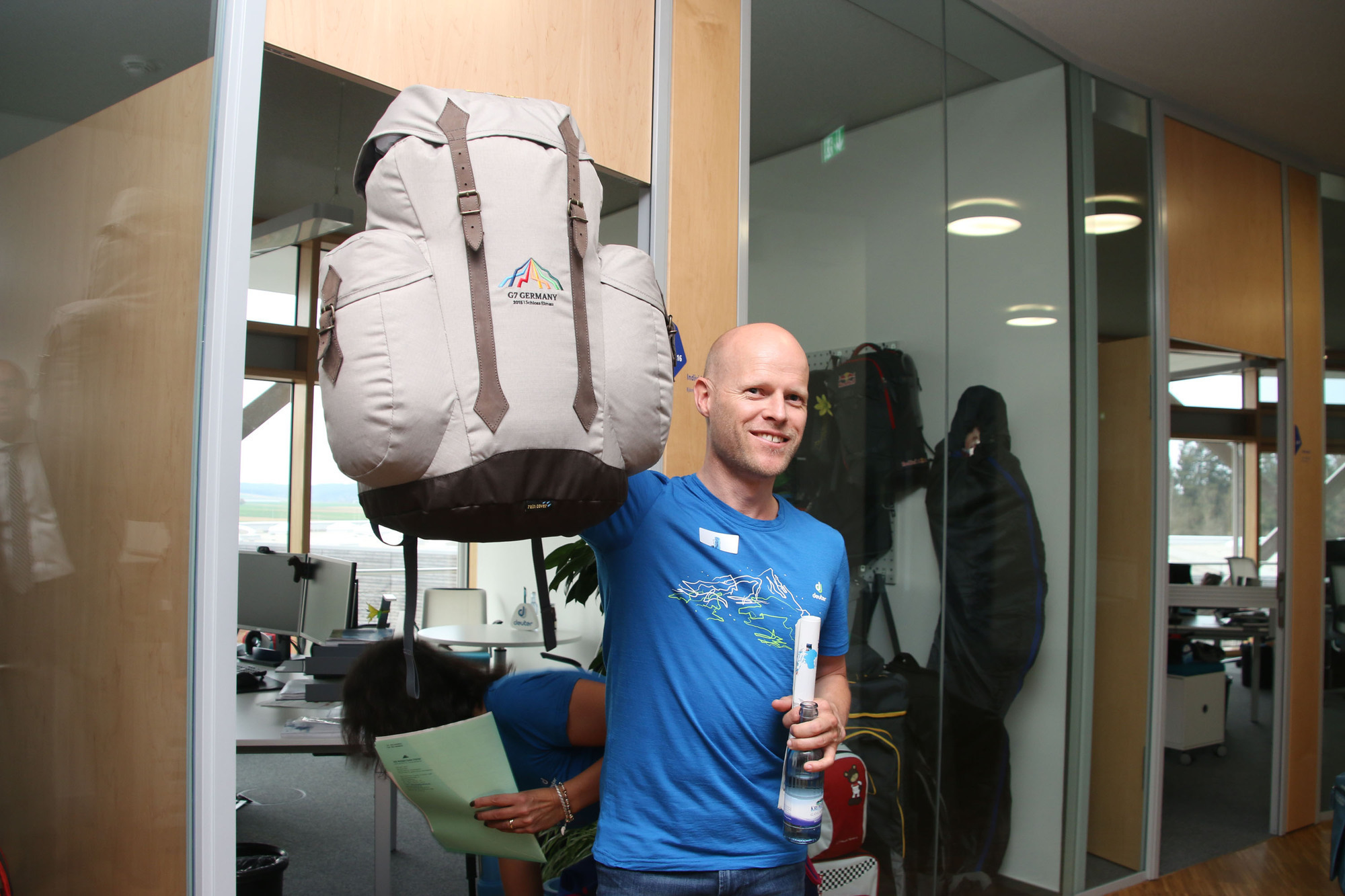 Marketing Club Augsburg zu Besuch bei Deuter in Gersthofen