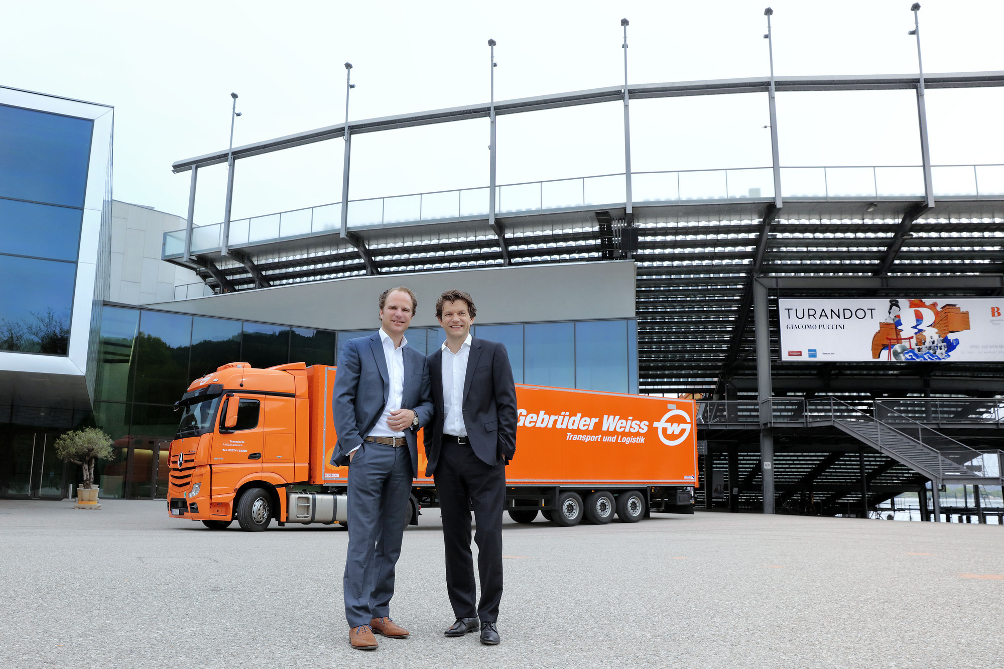 Das Logistik-Unternehmen Gebrüder Weiss wird neuer Sponsor und Partner der Bregenzer FestspieleFoto: Bregenzer Festspiele