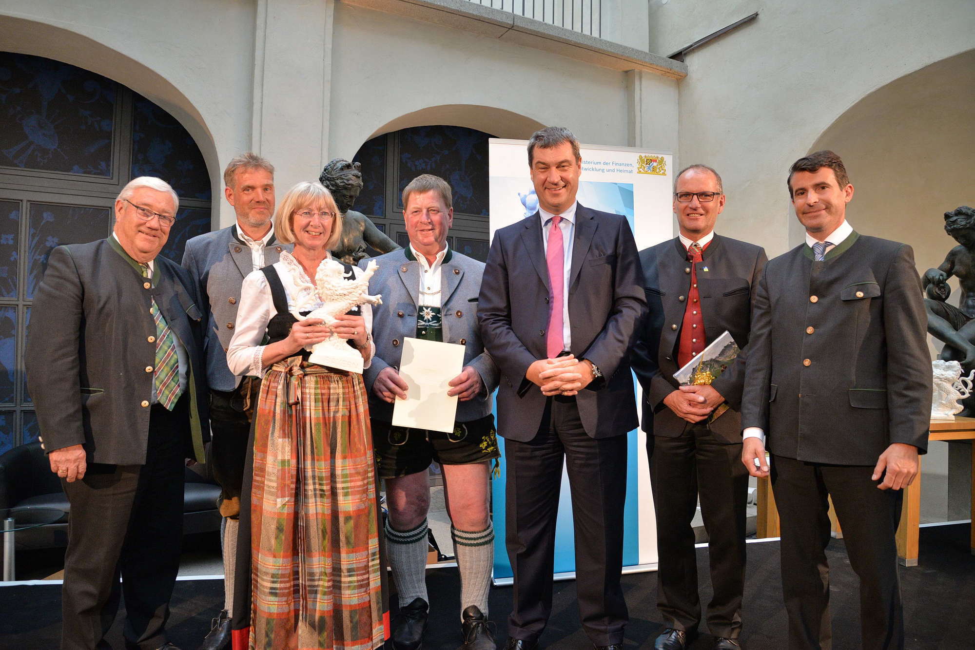 Auf der Preisverleihung in Augsburg. Foto: Wolfgang B. Kleiner