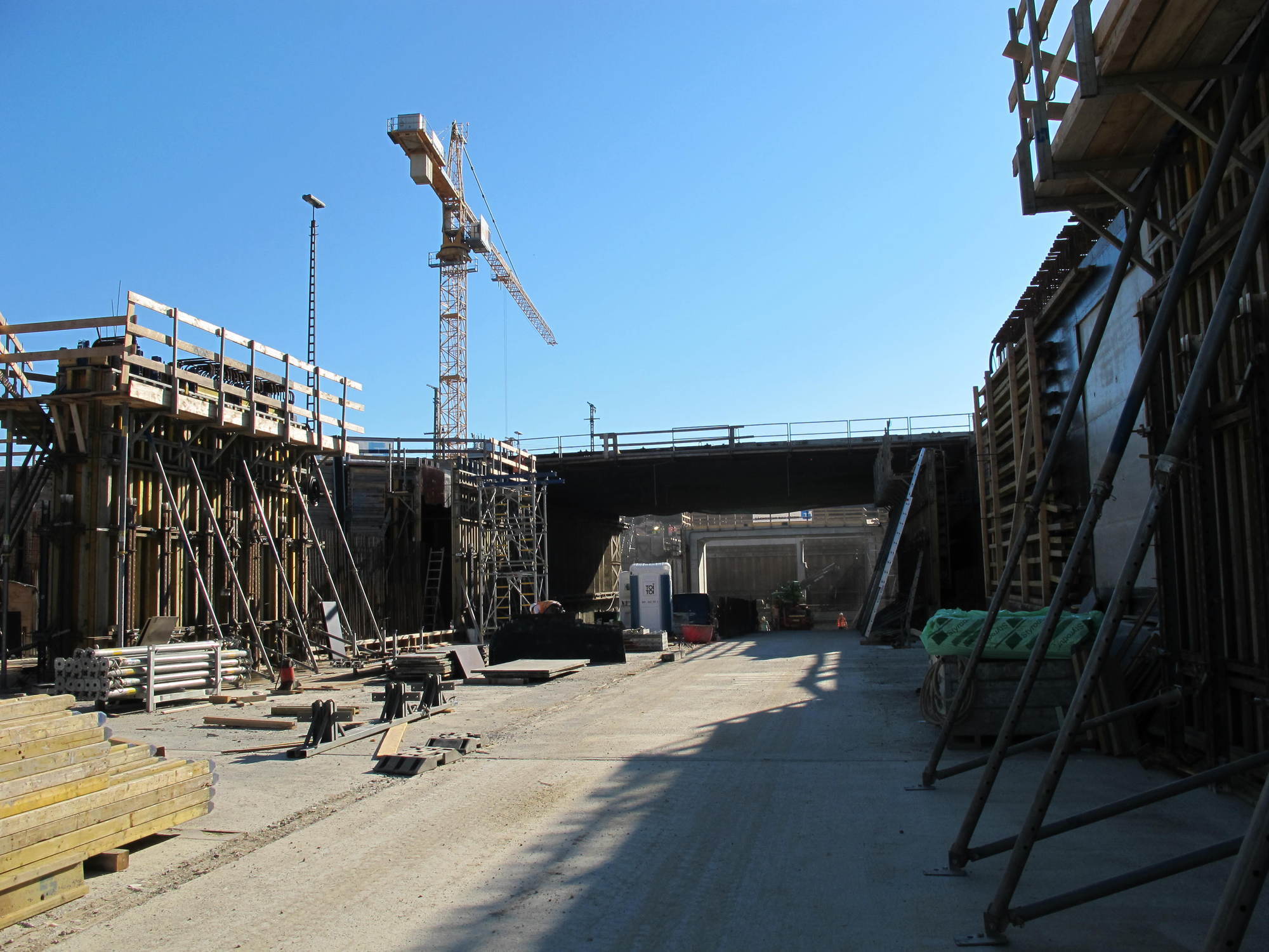 Der spektakuläre Einschub des Tunnelelements fand am 24. Juni 2016 statt. Foto: B4B WIRTSCHAFTSLEBEN SCHWABEN