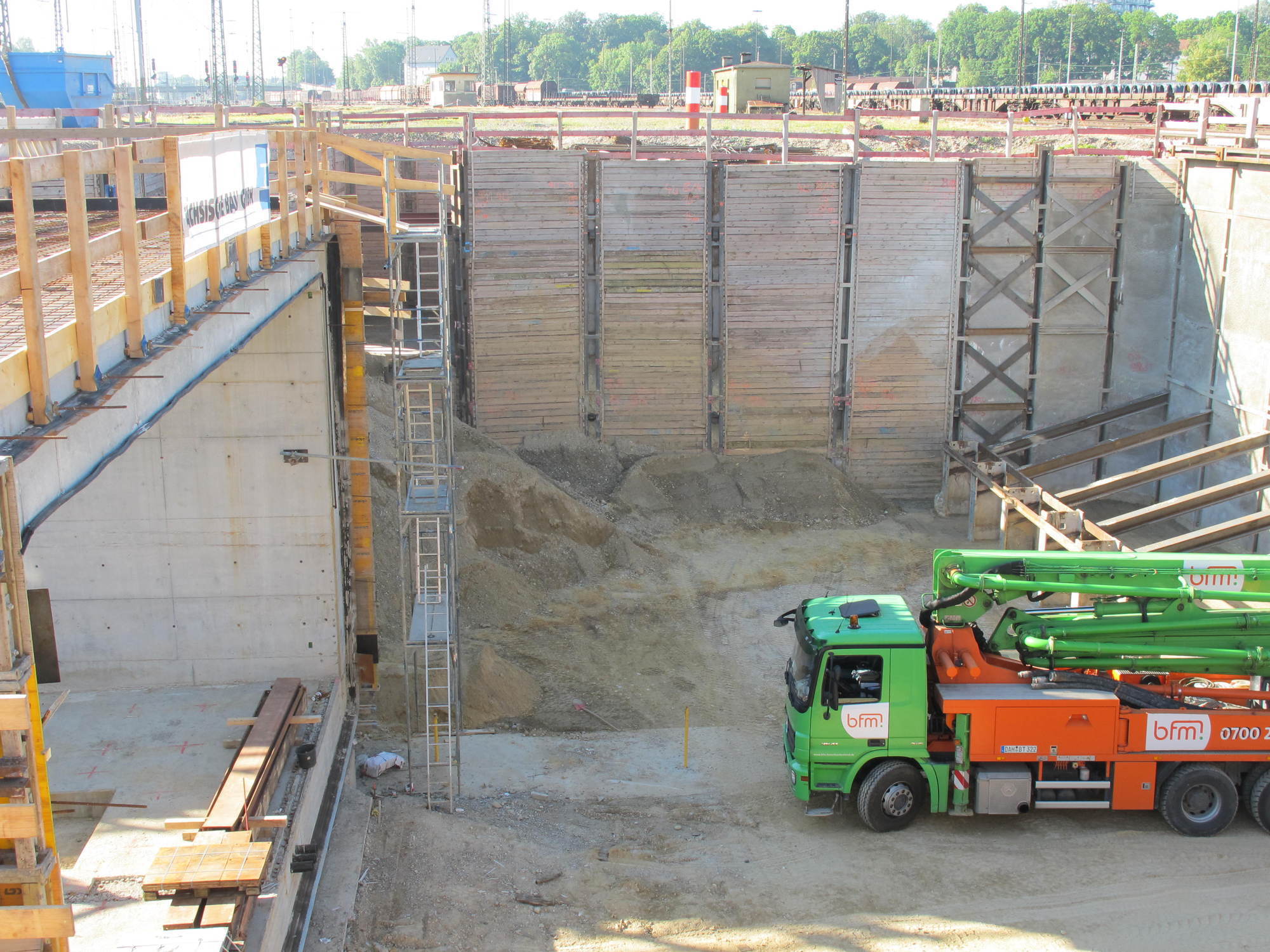 Der spektakuläre Einschub des Tunnelelements fand am 24. Juni 2016 statt. Foto: B4B WIRTSCHAFTSLEBEN SCHWABEN