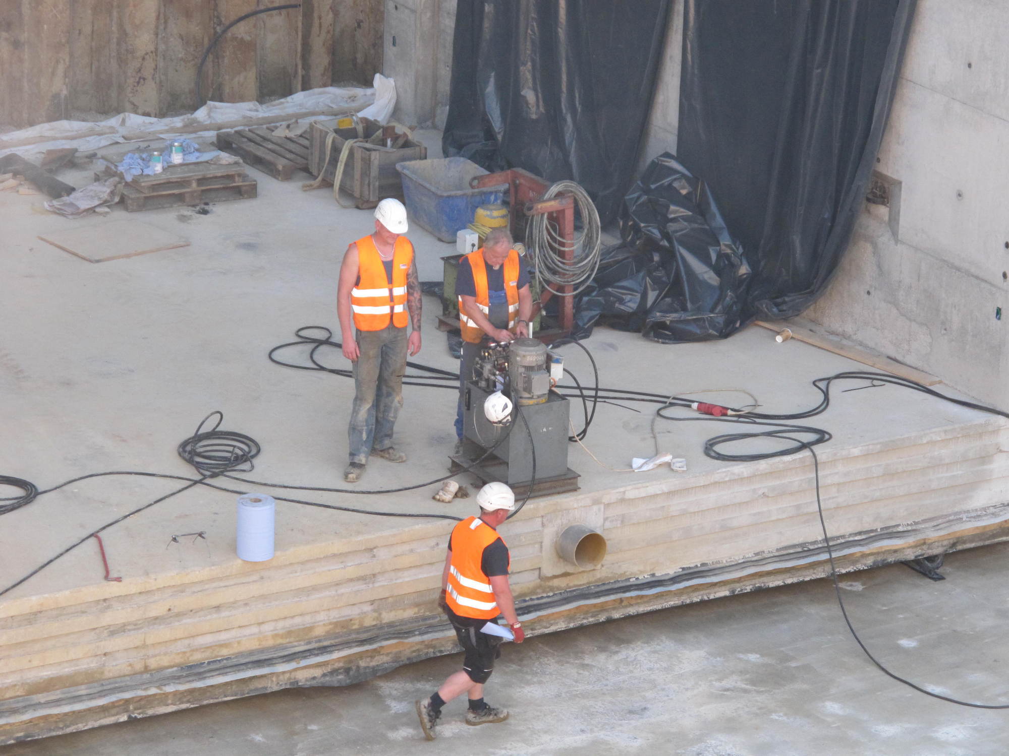 Der spektakuläre Einschub des Tunnelelements fand am 24. Juni 2016 statt. Foto: B4B WIRTSCHAFTSLEBEN SCHWABEN