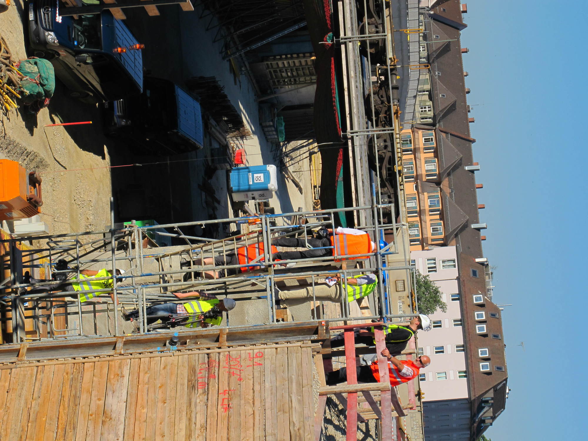 Der spektakuläre Einschub des Tunnelelements fand am 24. Juni 2016 statt. Foto: B4B WIRTSCHAFTSLEBEN SCHWABEN