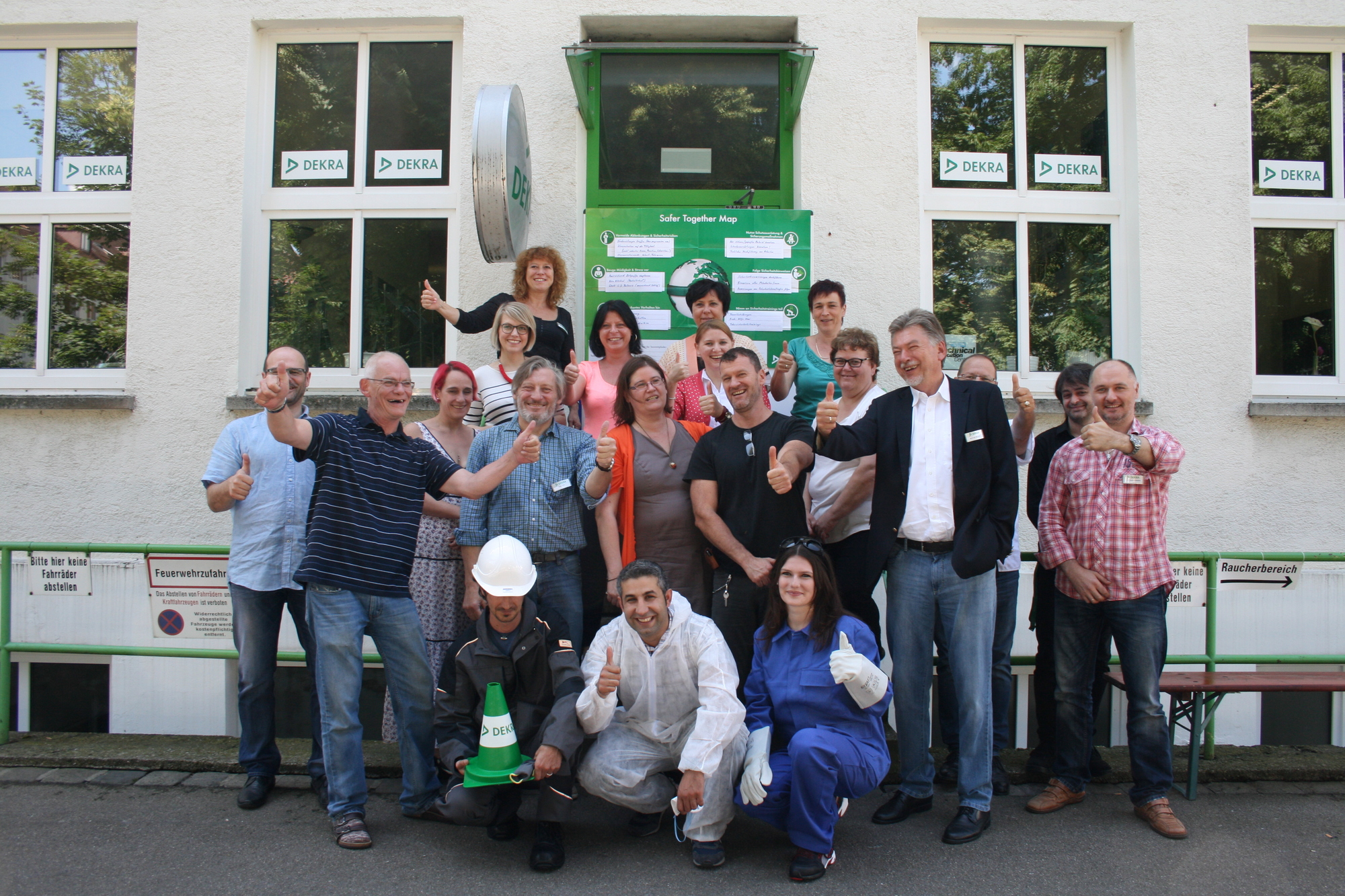 DEKRA Modenschau in Augsburg zum Thema Sicherheit. Foto: B4B WIRTSCHAFTSLEBEN SCHWABEN