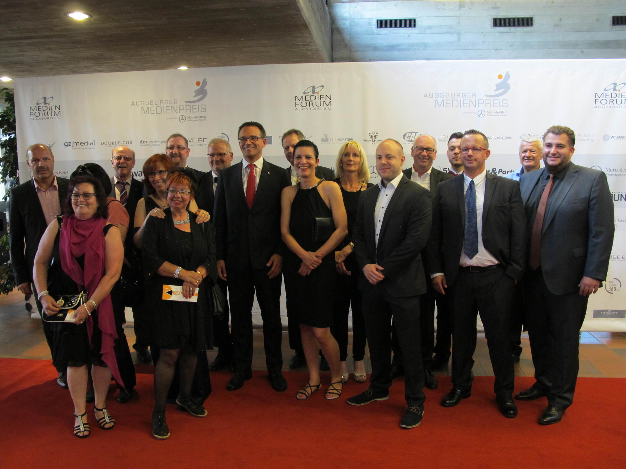 Der Augsburger Medienpreis 2016 fand am 8. Juli im Kongress am Park statt. Foto: B4B WIRTSCHAFTSLEBEN SCHWABEN