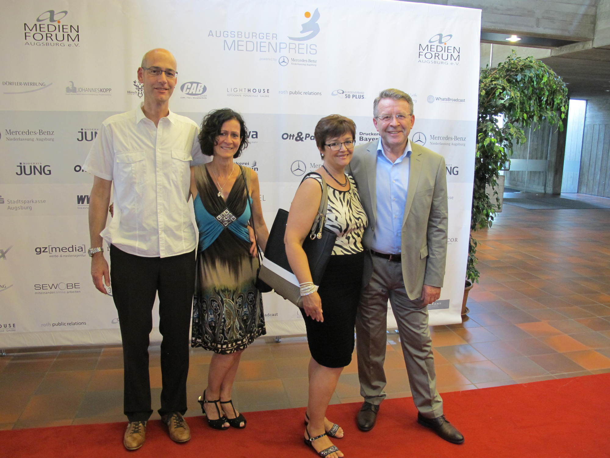 Der Augsburger Medienpreis 2016 fand am 8. Juli im Kongress am Park statt. Foto: B4B WIRTSCHAFTSLEBEN SCHWABEN