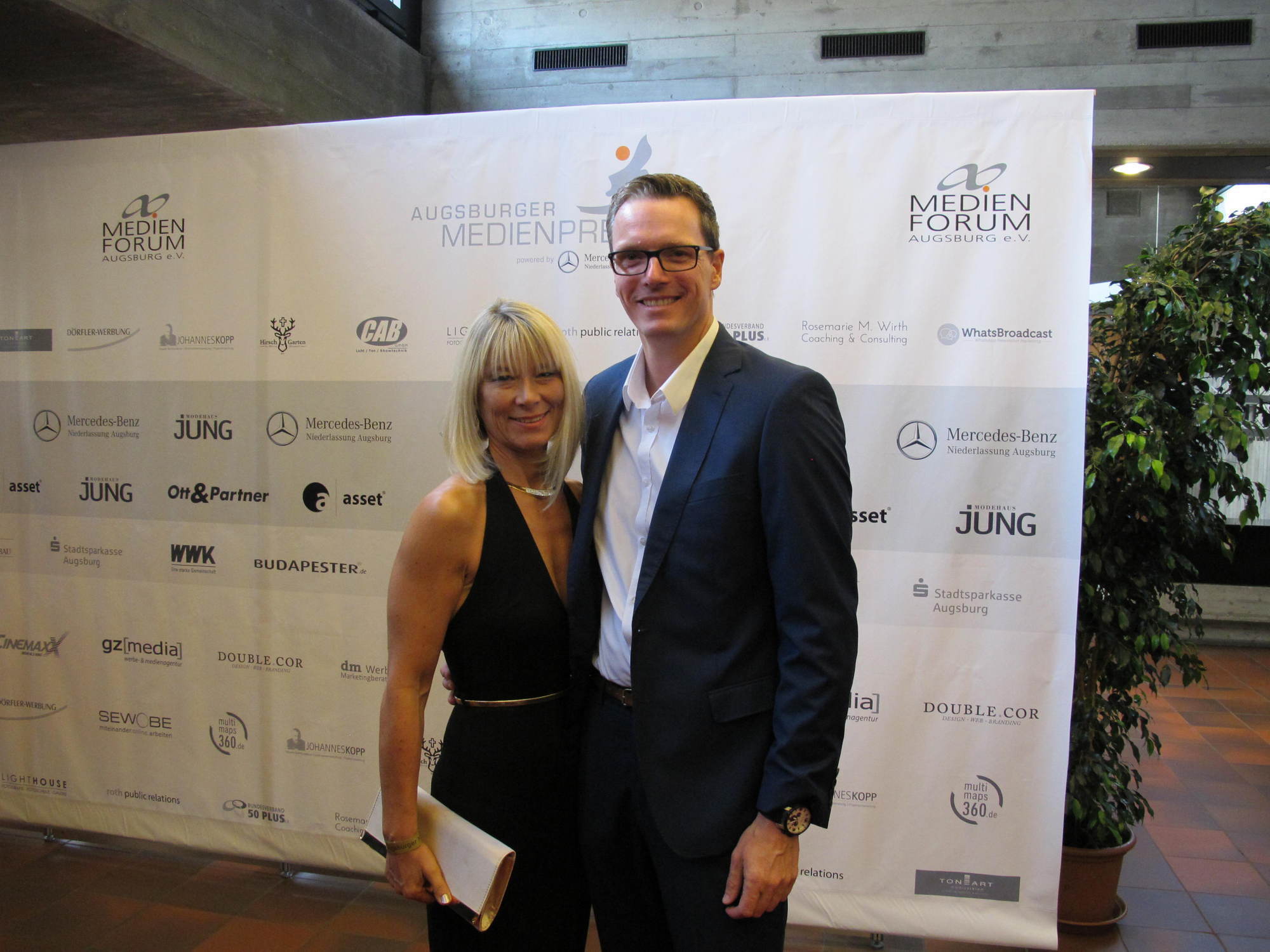 Der Augsburger Medienpreis 2016 fand am 8. Juli im Kongress am Park statt. Foto: B4B WIRTSCHAFTSLEBEN SCHWABEN