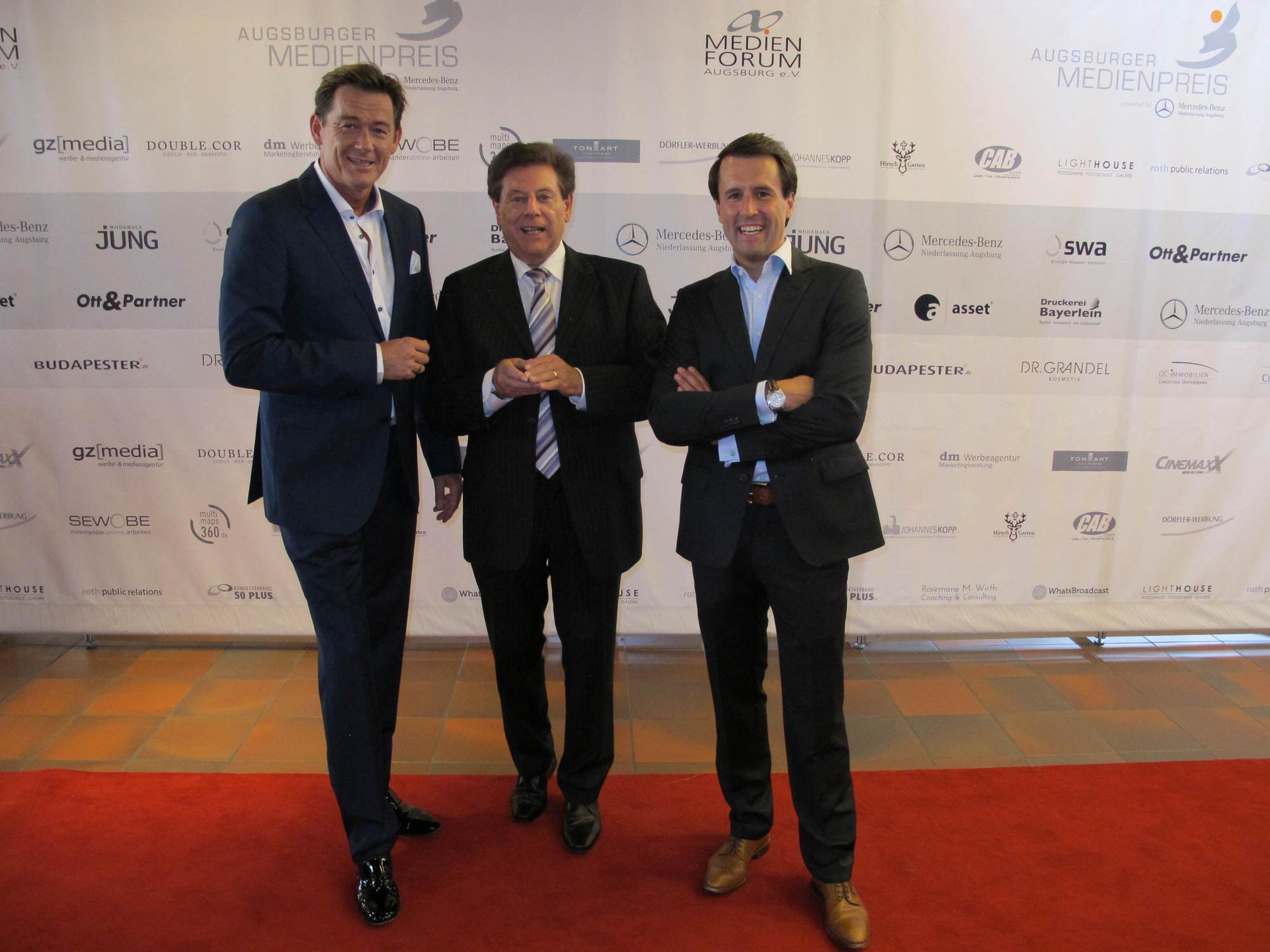 Der Augsburger Medienpreis 2016 fand am 8. Juli im Kongress am Park statt. Foto: B4B WIRTSCHAFTSLEBEN SCHWABEN