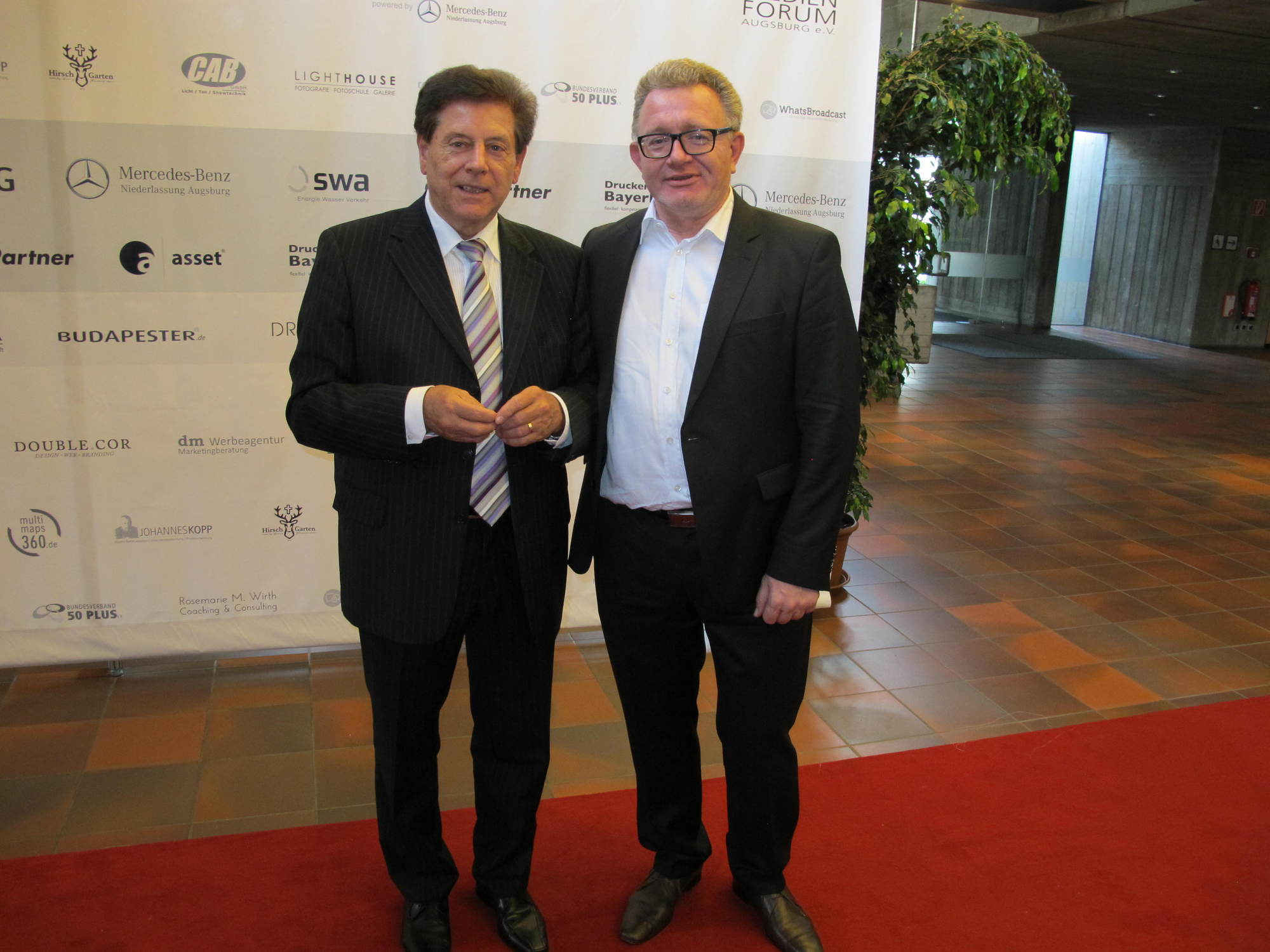 Der Augsburger Medienpreis 2016 fand am 8. Juli im Kongress am Park statt. Foto: B4B WIRTSCHAFTSLEBEN SCHWABEN
