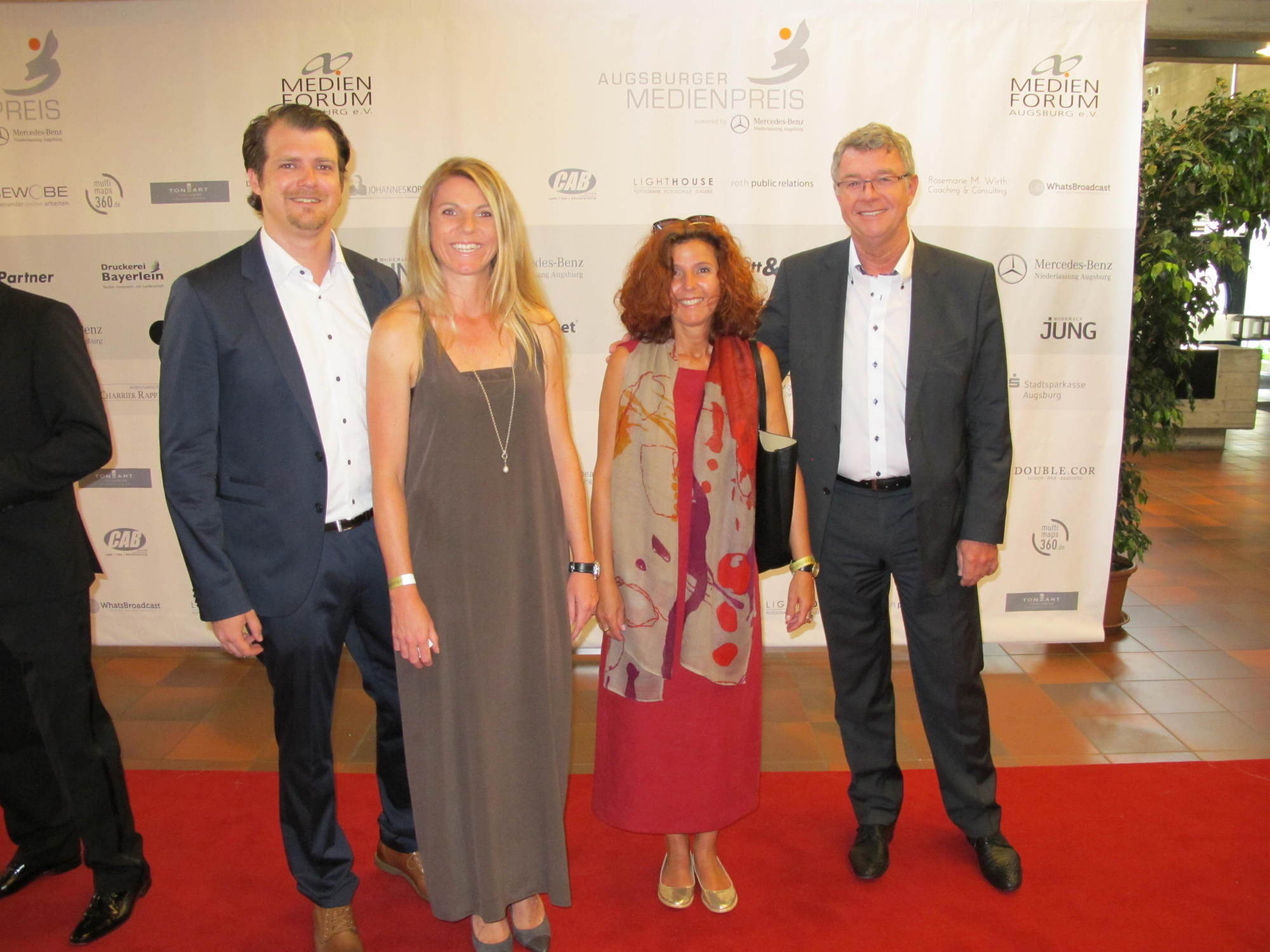 Der Augsburger Medienpreis 2016 fand am 8. Juli im Kongress am Park statt. Foto: B4B WIRTSCHAFTSLEBEN SCHWABEN