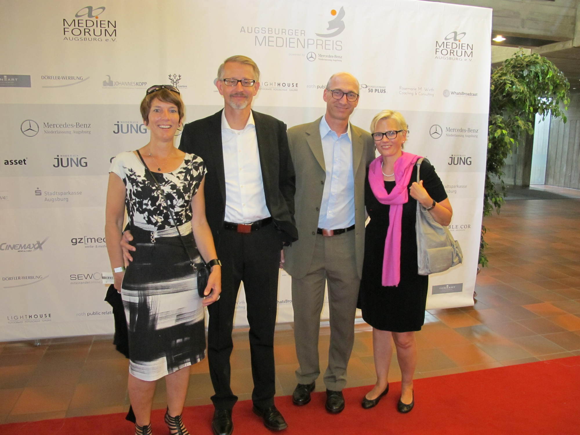Der Augsburger Medienpreis 2016 fand am 8. Juli im Kongress am Park statt. Foto: B4B WIRTSCHAFTSLEBEN SCHWABEN
