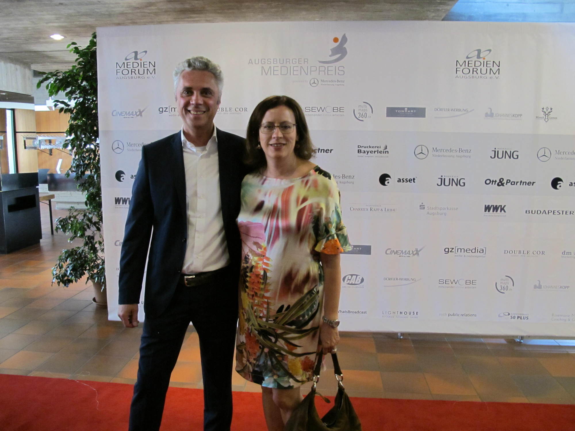 Der Augsburger Medienpreis 2016 fand am 8. Juli im Kongress am Park statt. Foto: B4B WIRTSCHAFTSLEBEN SCHWABEN