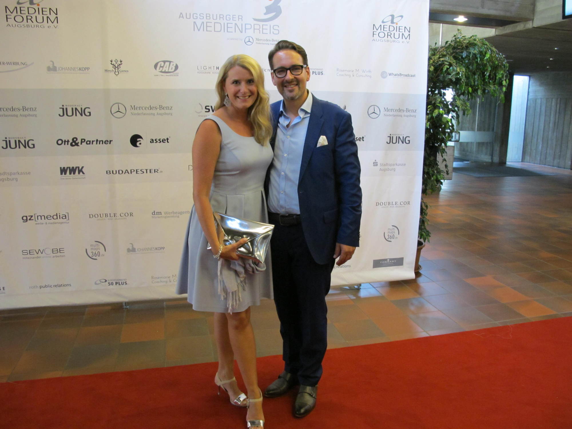 Der Augsburger Medienpreis 2016 fand am 8. Juli im Kongress am Park statt. Foto: B4B WIRTSCHAFTSLEBEN SCHWABEN