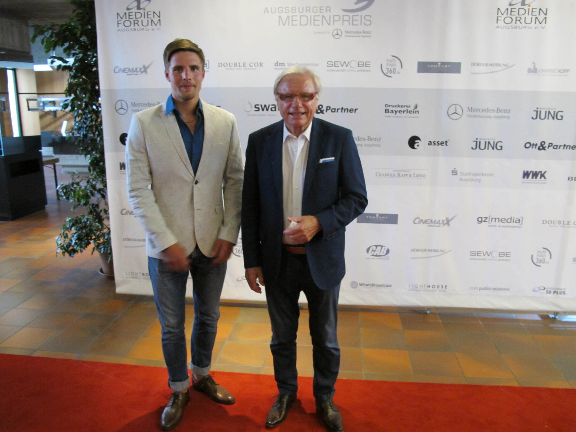 Der Augsburger Medienpreis 2016 wurde am 8. Juli im Kongress am Park verliehen. Foto: B4B WIRTSCHAFTSLEBEN SCHWABEN