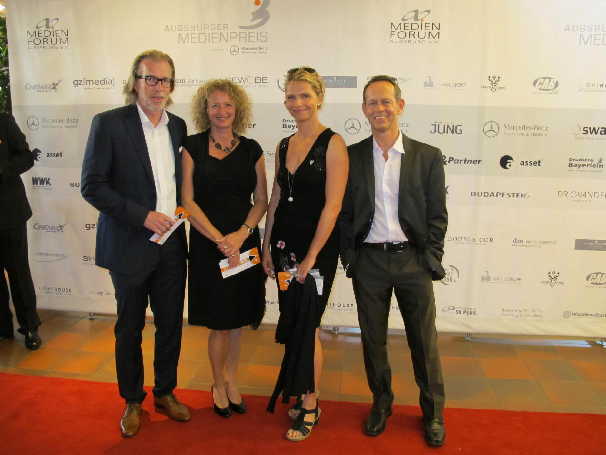 Der Augsburger Medienpreis 2016 wurde am 8. Juli im Kongress am Park verliehen. Foto: B4B WIRTSCHAFTSLEBEN SCHWABEN