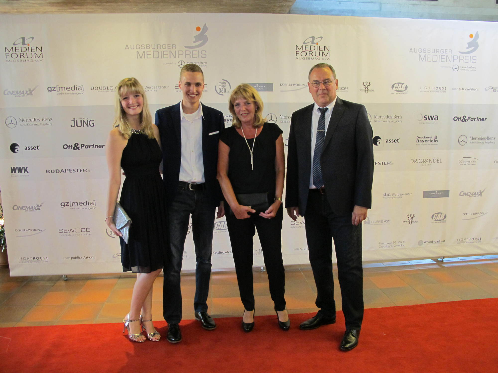 Der Augsburger Medienpreis 2016 wurde am 8. Juli im Kongress am Park verliehen. Foto: B4B WIRTSCHAFTSLEBEN SCHWABEN