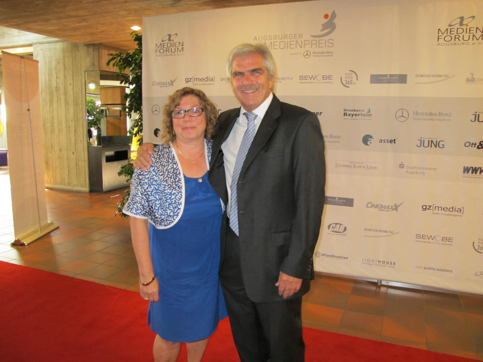 Der Augsburger Medienpreis 2016 wurde am 8. Juli im Kongress am Park verliehen. Foto: B4B WIRTSCHAFTSLEBEN SCHWABEN
