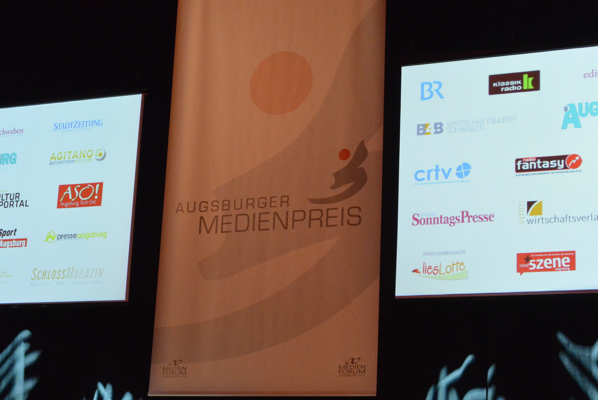 Der Augsburger Medienpreis 2016 wurde am 8. Juli im Kongress am Park verliehen. Foto: B4B WIRTSCHAFTSLEBEN SCHWABEN