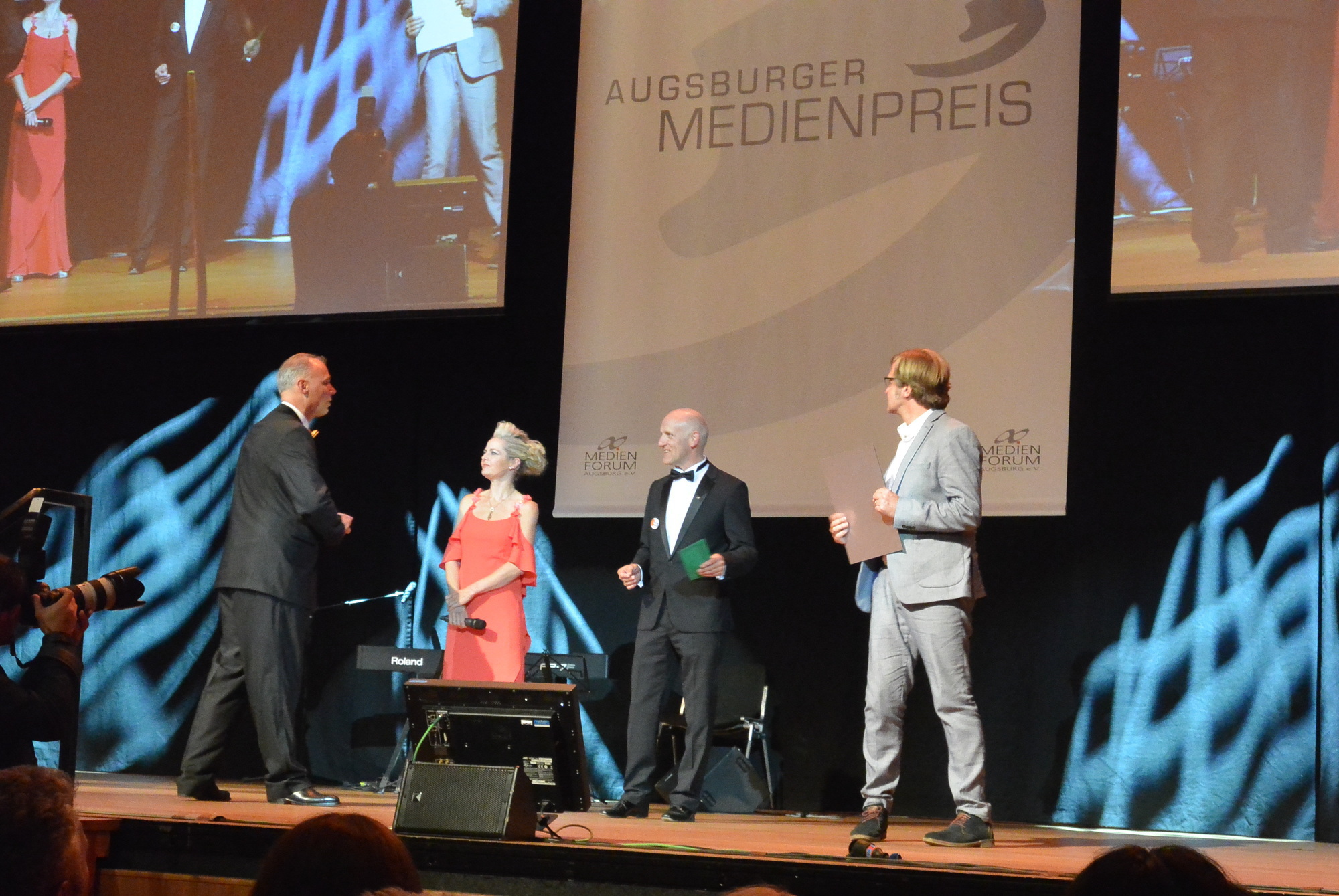 Der Augsburger Medienpreis 2016 wurde am 8. Juli im Kongress am Park verliehen. Foto: B4B WIRTSCHAFTSLEBEN SCHWABEN