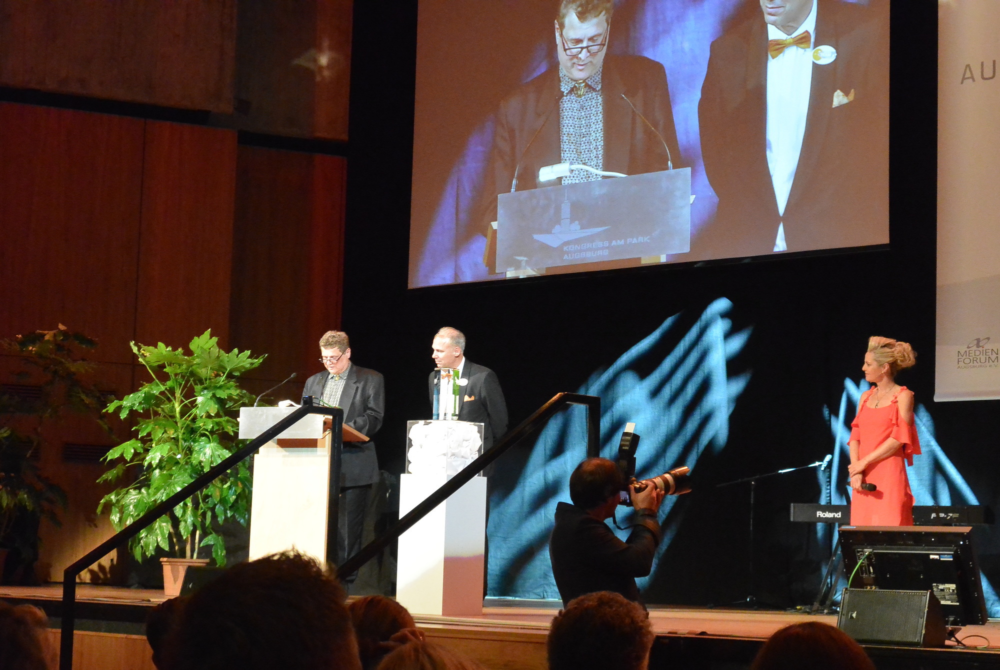 Der Augsburger Medienpreis 2016 wurde am 8. Juli im Kongress am Park verliehen. Foto: B4B WIRTSCHAFTSLEBEN SCHWABEN