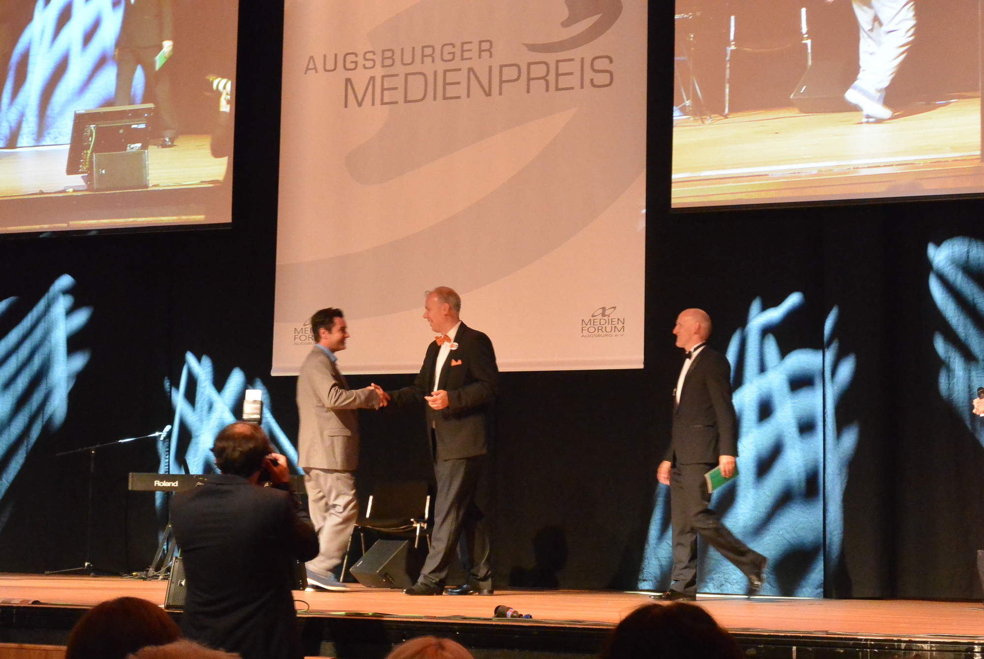 Der Augsburger Medienpreis 2016 wurde am 8. Juli im Kongress am Park verliehen. Foto: B4B WIRTSCHAFTSLEBEN SCHWABEN