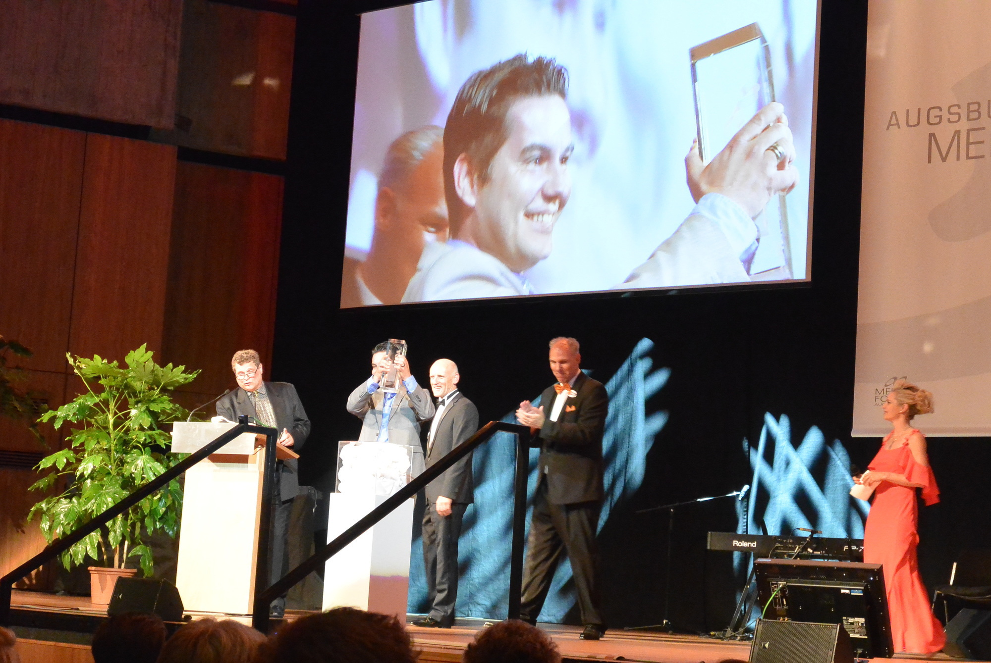 Der Augsburger Medienpreis 2016 wurde am 8. Juli im Kongress am Park verliehen. Foto: B4B WIRTSCHAFTSLEBEN SCHWABEN