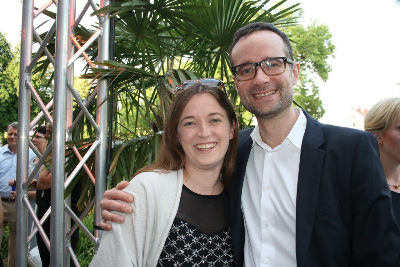 Ausgelassene Stimmung auf dem Augsburger Medienpreis 2016. Foto: B4B WIRTSCHAFTSLEBEN SCHWABEN