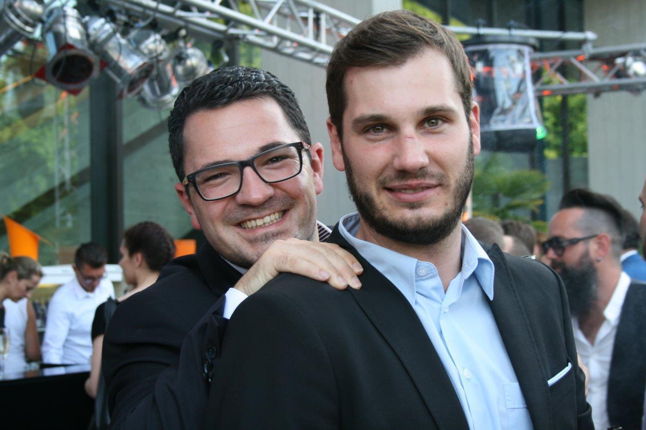 Ausgelassene Stimmung auf dem Augsburger Medienpreis 2016. Foto: B4B WIRTSCHAFTSLEBEN SCHWABEN