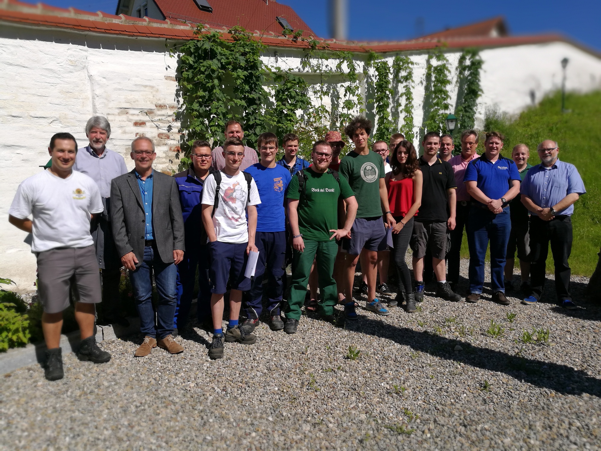 Gesellenprüfung in der Schlossbrauerei Autenried. Foto: Schlossbrauerei Autenried