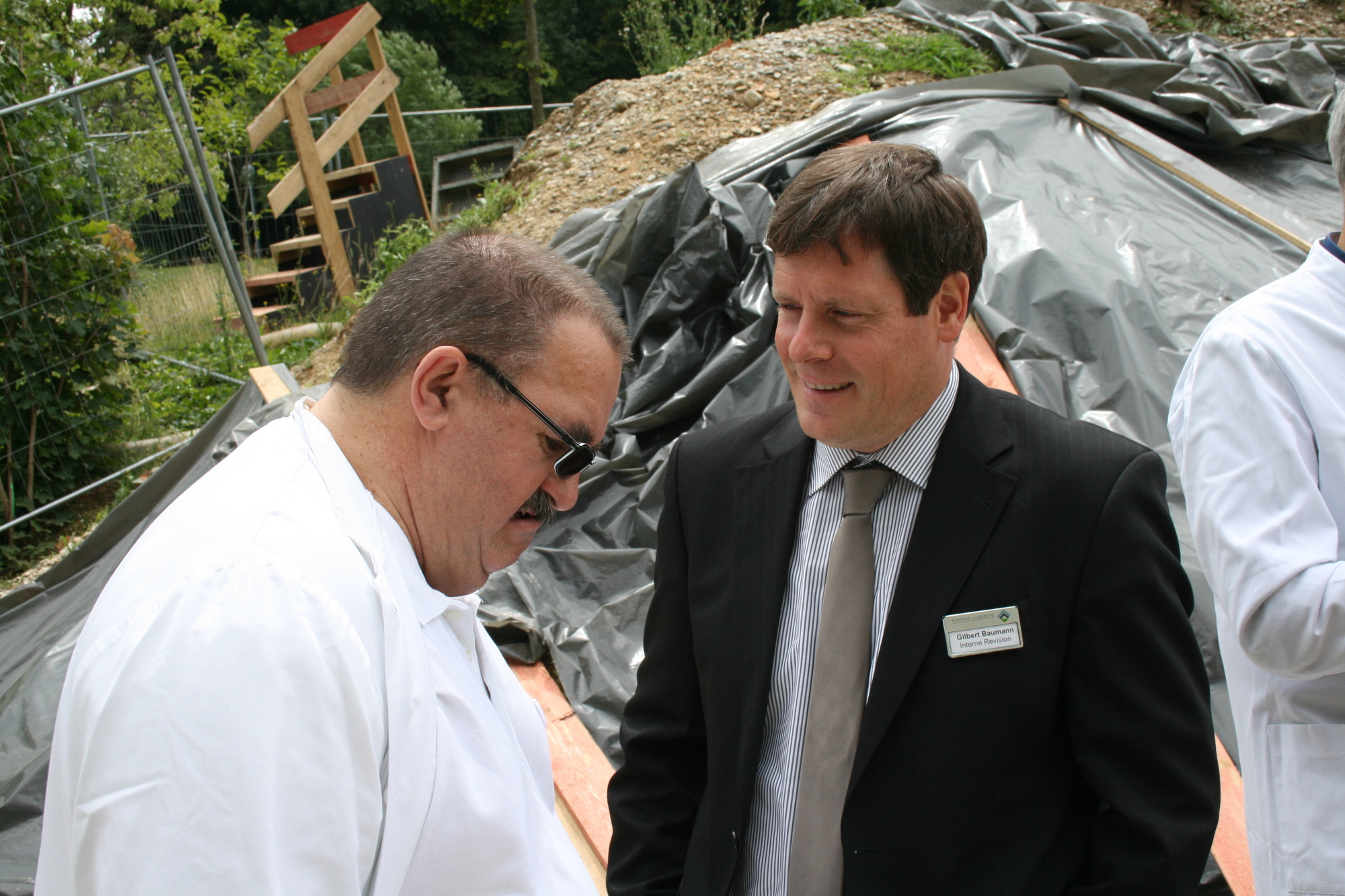 Die Grundsteinlegung für den Klinikum-Anbau West erfolgte am 15. Juil 2016. Foto: B4B WIRTSCHAFTSLEBEN SCHWABEN