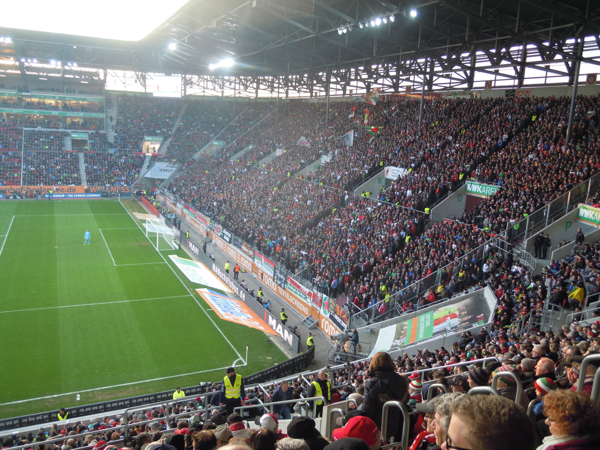 In der WWK Arena. Foto: B4B WIRTSCHAFTSLEBEN SCHWABEN