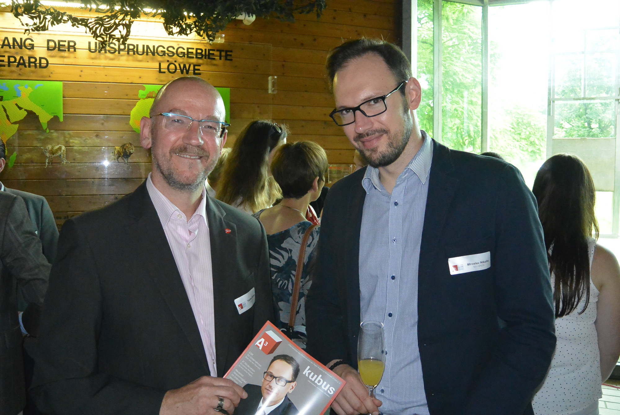 Das A3 Sommerfest fand am 21. Juli 2016 im Zoo Augsburg statt. Foto: B4B WIRTSCHAFTSLEBEN SCHWABEN