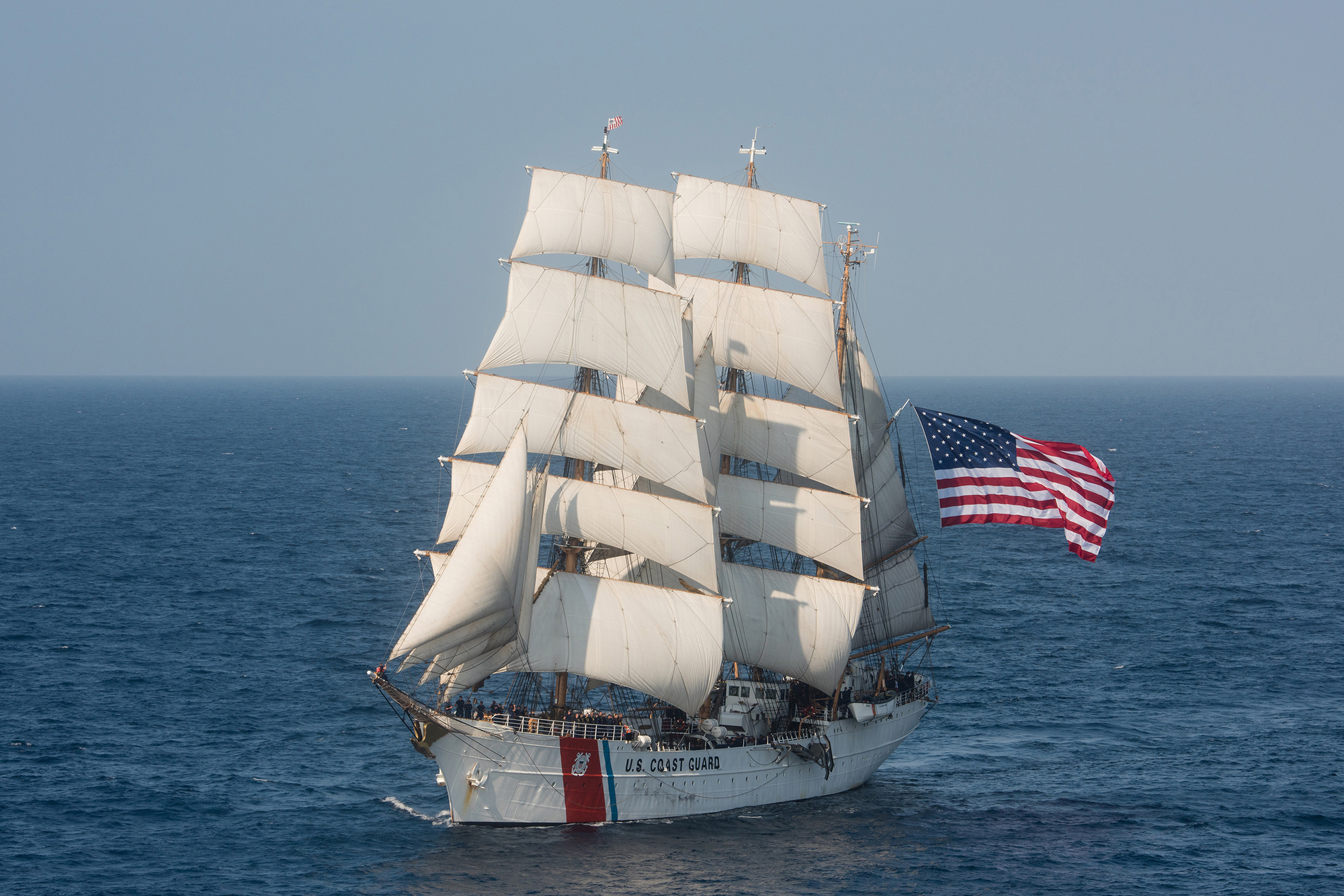 Das Segelschulschiff Eagle der US-Küstenwache. Foto: US-Coast Guard