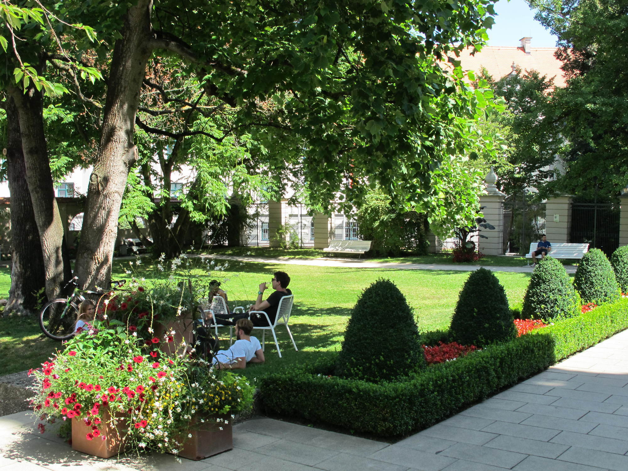 Der Hofgarten in Augsburg. Foto: B4B WIRTSCHAFTSLEBEN SCHWABEN