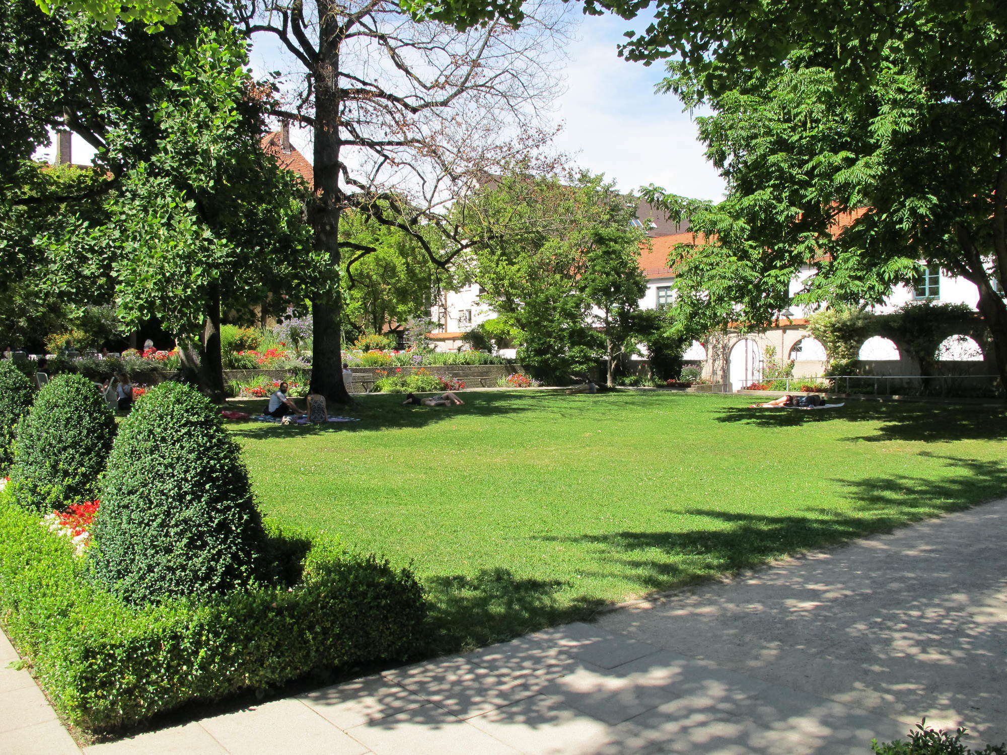 Der Hofgarten in Augsburg. Foto: B4B WIRTSCHAFTSLEBEN SCHWABEN