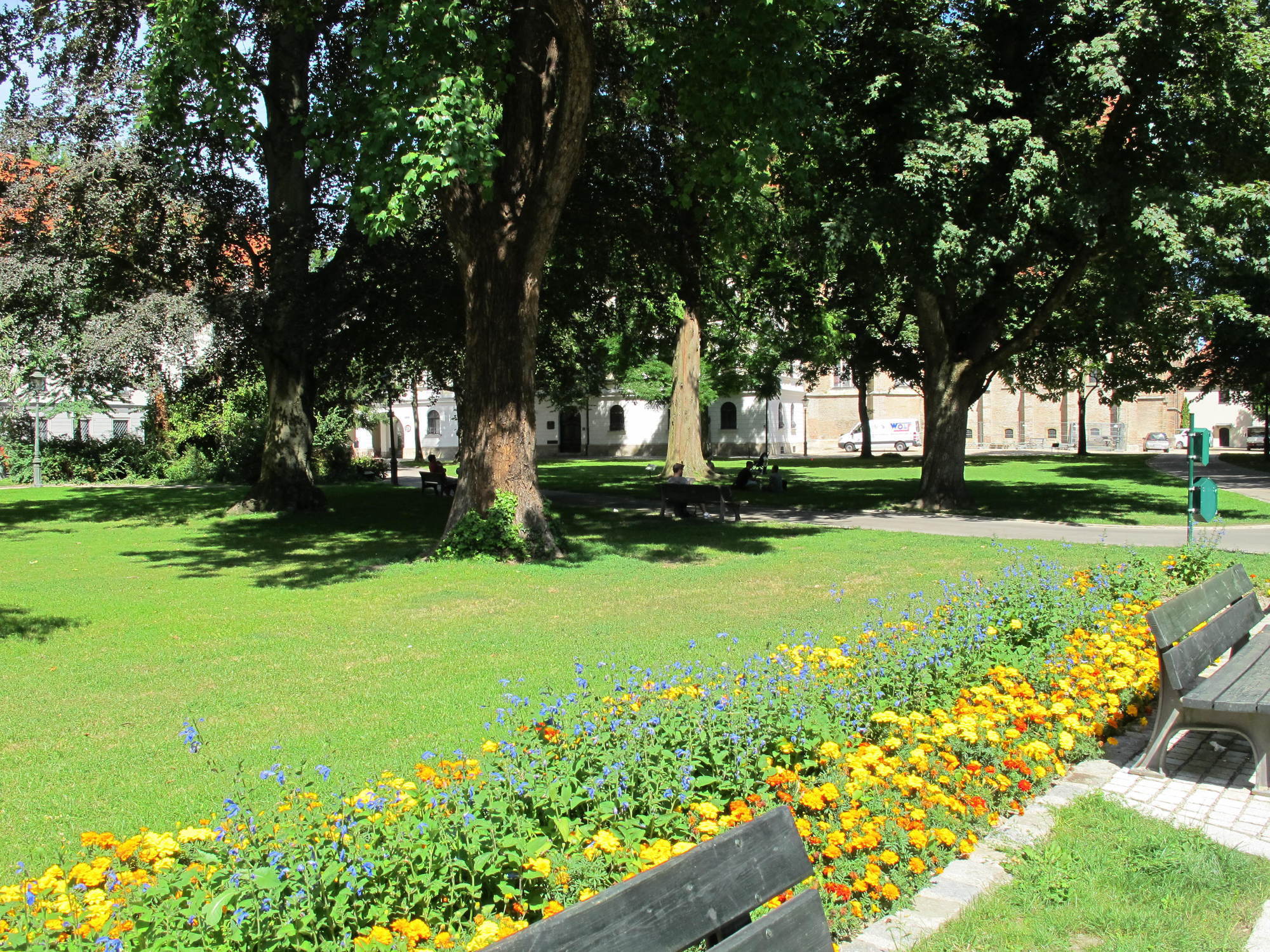 Der Augsburger Dompark. Foto: B4B WIRTSCHAFTSLEBEN SCHWABEN