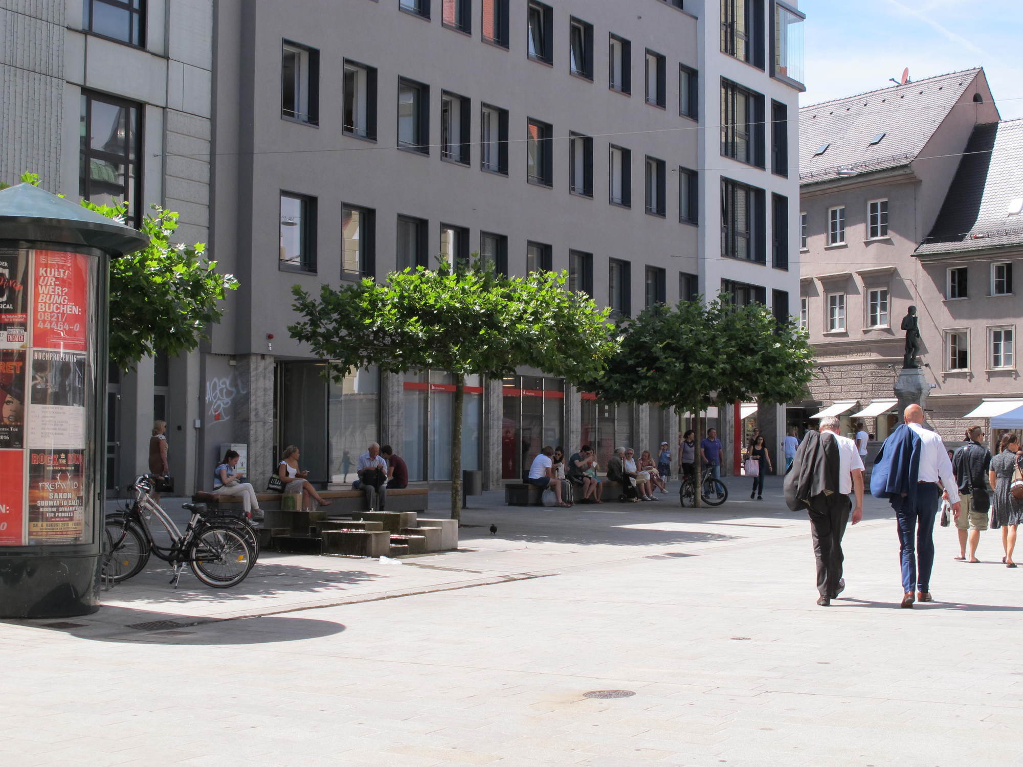 Der Martin-Luther-Platz. Foto: B4B WIRTSCHAFTSLEBEN SCHWABEN