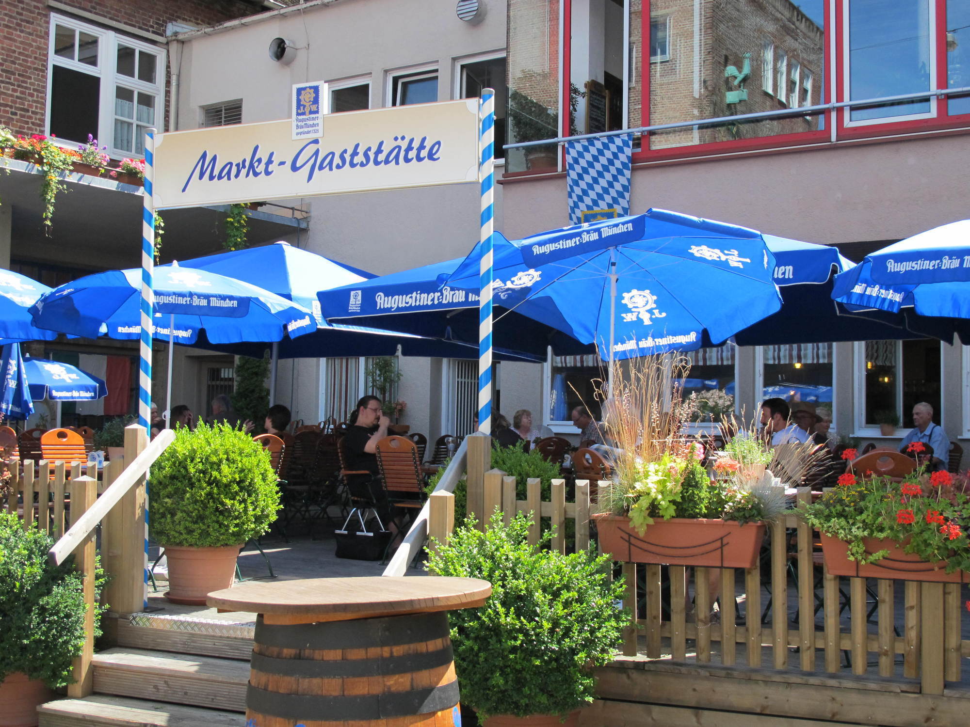 Die Markt-Gaststätte am Stadtmarkt. Foto: B4B WIRTSCHAFTSLEBEN SCHWABEN