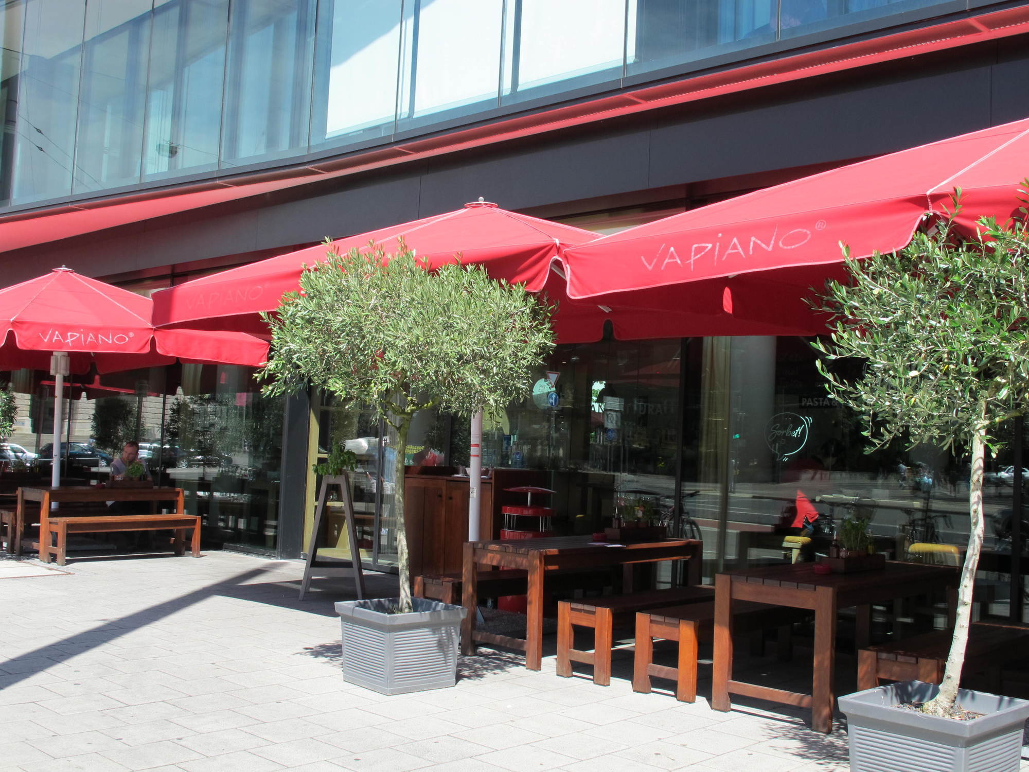 Das Vapiano in der Fuggerstraße. Foto: B4B WIRTSCHAFTSLEBEN SCHWABEN