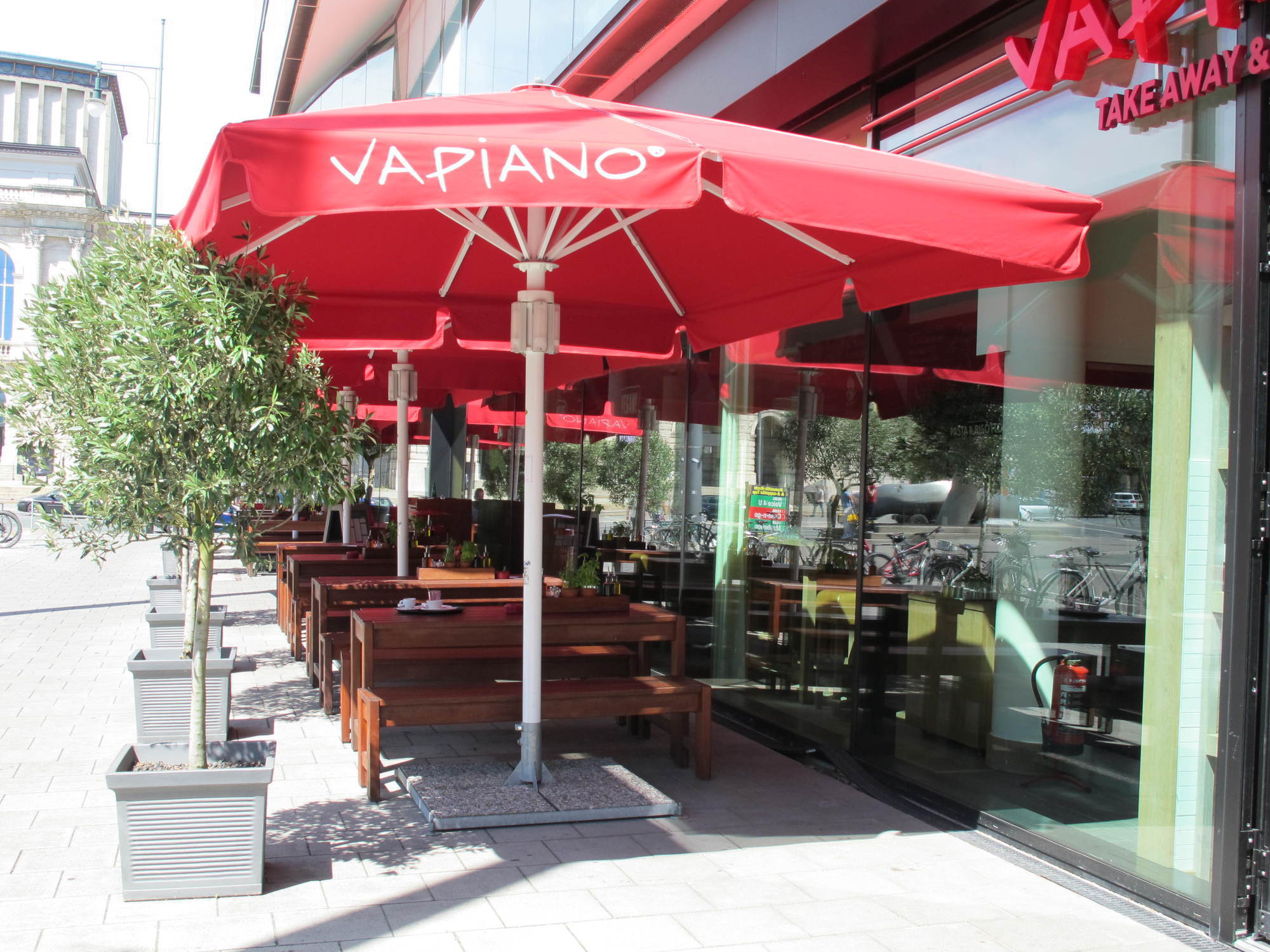 Das Vapiano in der Fuggerstraße. Foto: B4B WIRTSCHAFTSLEBEN SCHWABEN