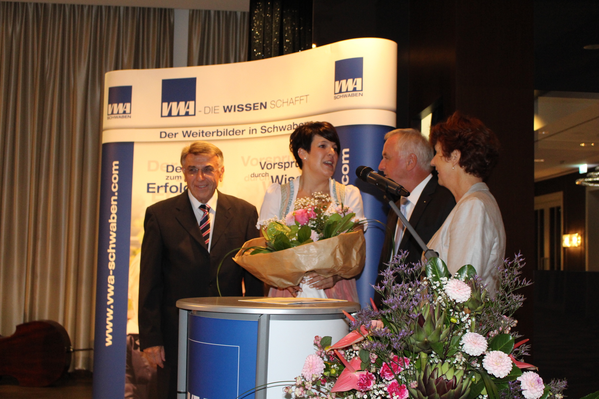 Das 90-jährige Jubiläum der VWA Schwaben wurde im Steigenberger Hotel Drei Mohren gefeiert. Foto: B4B WIRTSCHAFTSLEBEN SCHWABEN